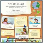 Usborne Planet Earth Activity Book With Puzzles and Activities