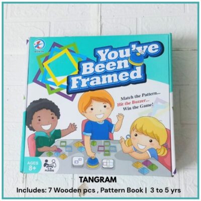 You’ve Been Framed! - Fast-Paced Stacking and Building Game - For Ages 8+ - Match the Pattern, Slap the Card, Win!