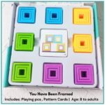 You’ve Been Framed! - Fast-Paced Stacking and Building Game - For Ages 8+ - Match the Pattern, Slap the Card, Win!