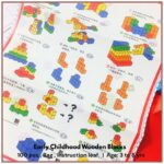 Colored Wood Cubes, Premium Colorful Wooden Cube with 6 Assorted Colors, Square Wooden Blocks for Craft DIY Projects