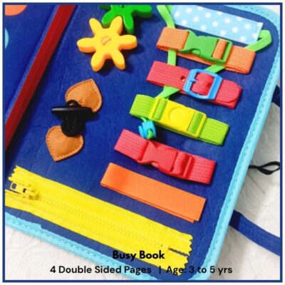 Montessori Activity Busy Book for Toddler - 1 2 3 4 5 Years Old, Learning Activity Busy Board for Toddlers 1-3, Quiet Sensory Board Educational Toys for Motor Skills, Travel Toys for Airplane, Car