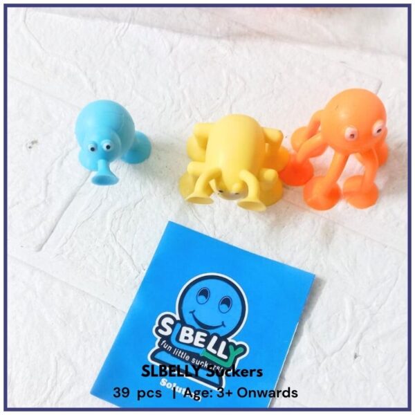 39 Pcs Baby Suction Toys - Fun Baby Bath Toys, Bath Toys for Toddlers, Educational Toddler Sensory Toys, Interactive Play of Building Toys, Montessori Toys Stocking Stuffers for Kids