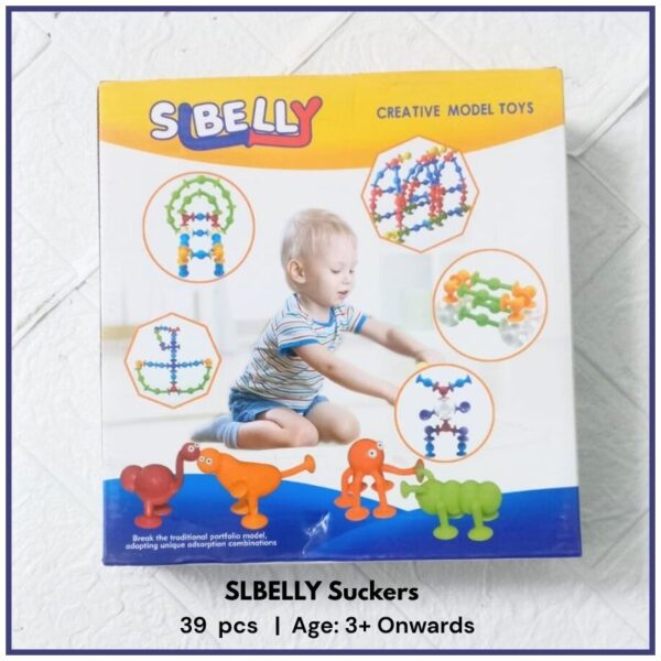 39 Pcs Baby Suction Toys - Fun Baby Bath Toys, Bath Toys for Toddlers, Educational Toddler Sensory Toys, Interactive Play of Building Toys, Montessori Toys Stocking Stuffers for Kids