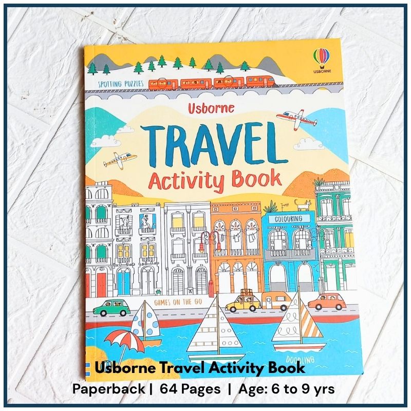Travel Activity Book: Creative Travel-Themed Activity Book For Kids Ages 6-12 With Maps, Crosswords, And Fill-In Puzzles