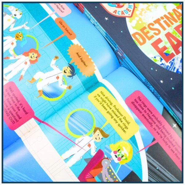 Space Station Academy Series 8 Books Collection Set By Sally Spray (Destination Venus, Mercury, Earth, Mars, Jupiter, Saturn, Uranus & Neptune)