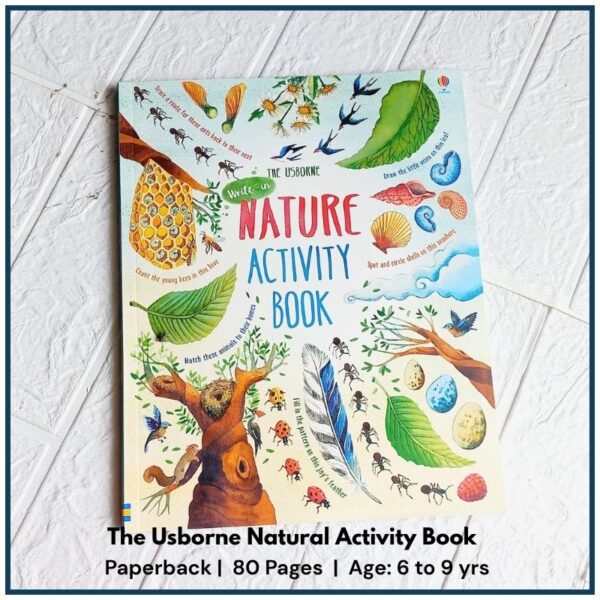 Usborne Nature Activity Book | For Kids Age 6+ With quizzes about woodland creatures, and different habitats, animals and plants