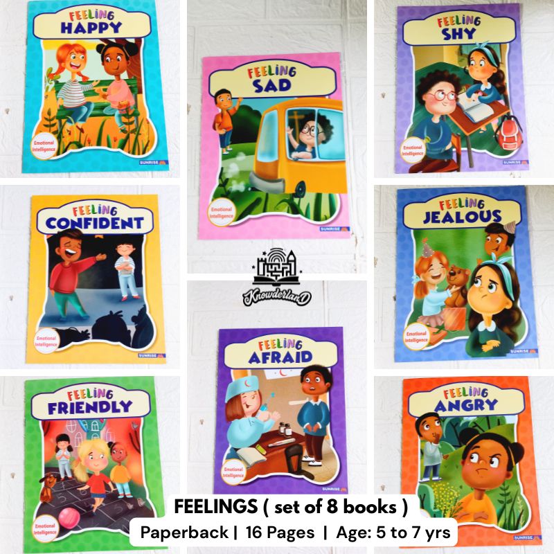 Feelings Book | Set of 8 Books For kids 5+ onwards -